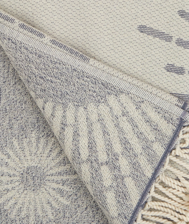 Serviette de plage Résistante au sable et Séchage rapide - Douce Chaleur Gris
