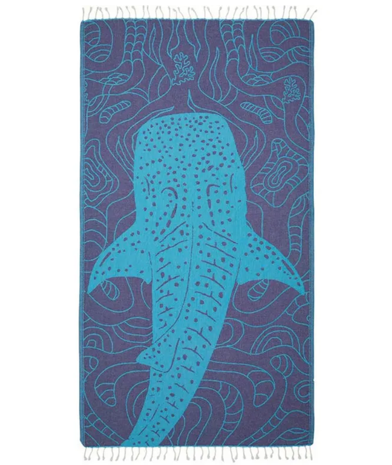 Serviette de plage Résistante au sable et Séchage rapide - Requin