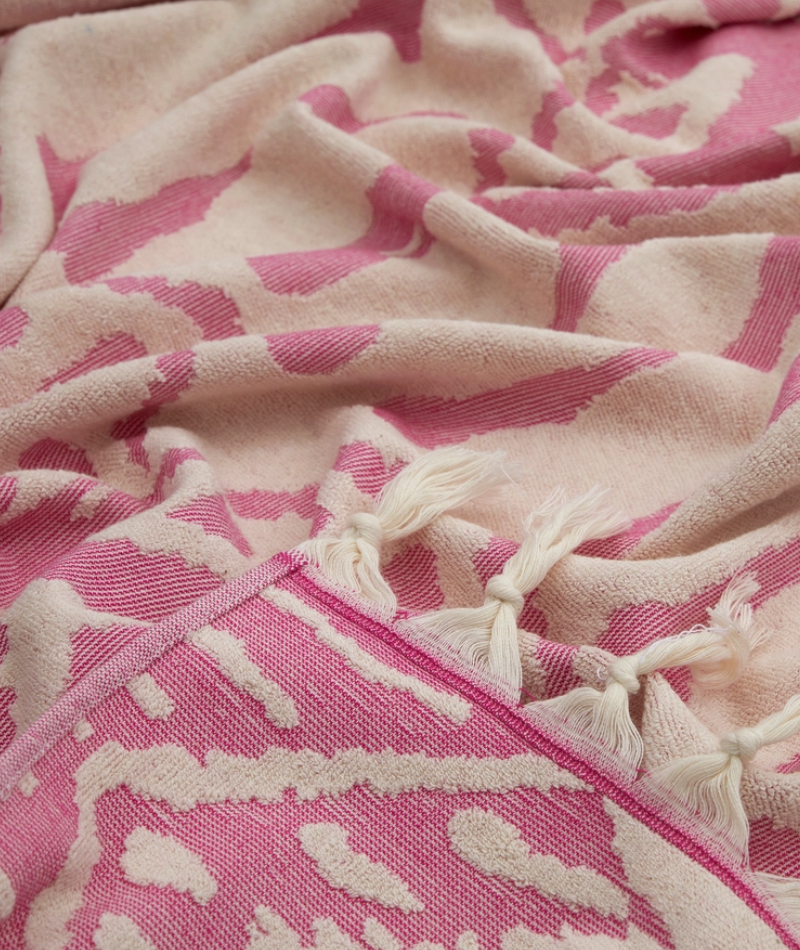 Serviette de plage Résistante au sable et Séchage rapide - Spa Fuschia