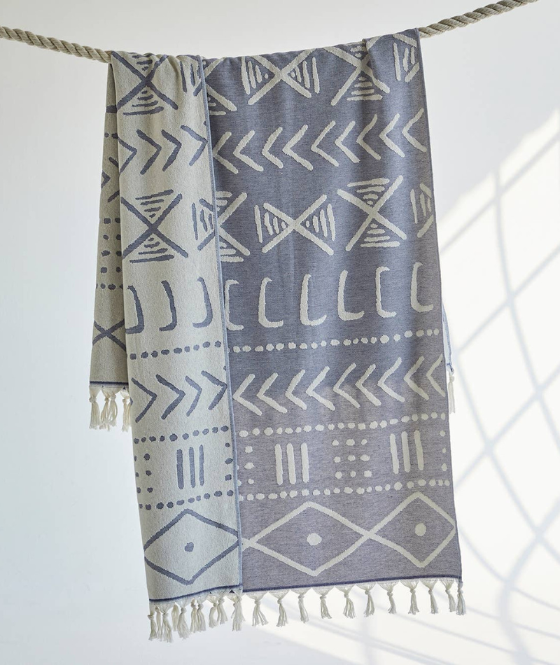 Serviette de plage Résistante au sable et Séchage rapide - Boho