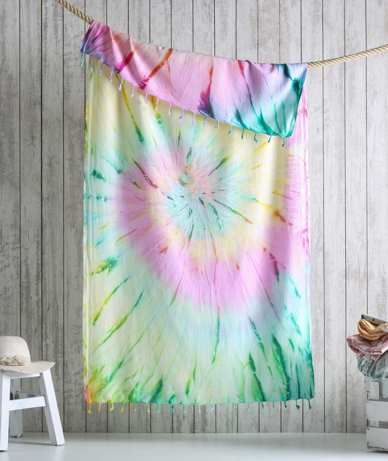 Serviette de plage Résistante au sable et Séchage rapide - Tie Dye