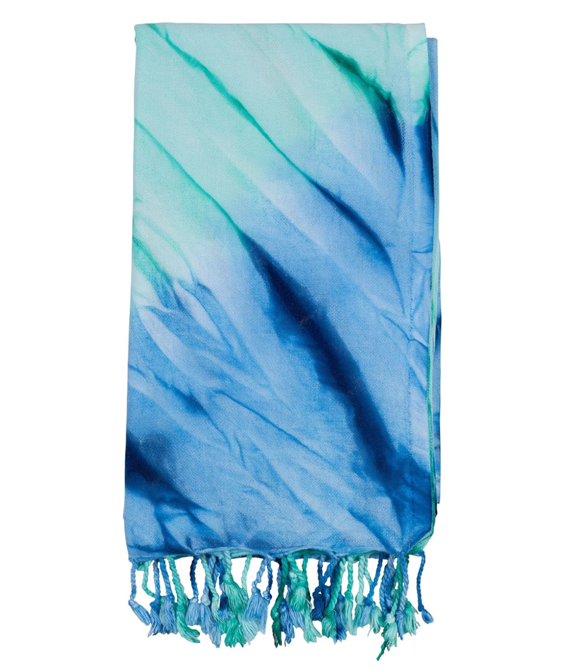 Serviette de plage Résistante au sable et Séchage rapide - Tie Dye Bleu