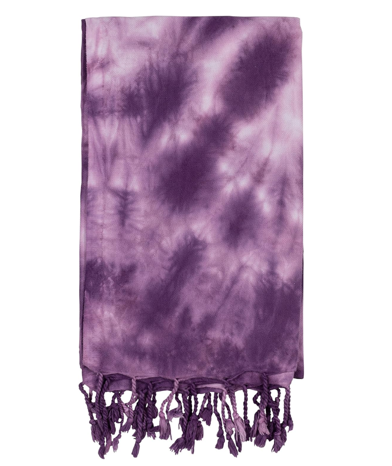 Serviette de plage Résistante au sable et Séchage rapide - Tie Dye Violet