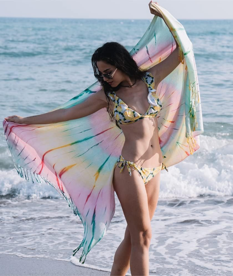 Serviette de plage Résistante au sable et Séchage rapide - Tie Dye