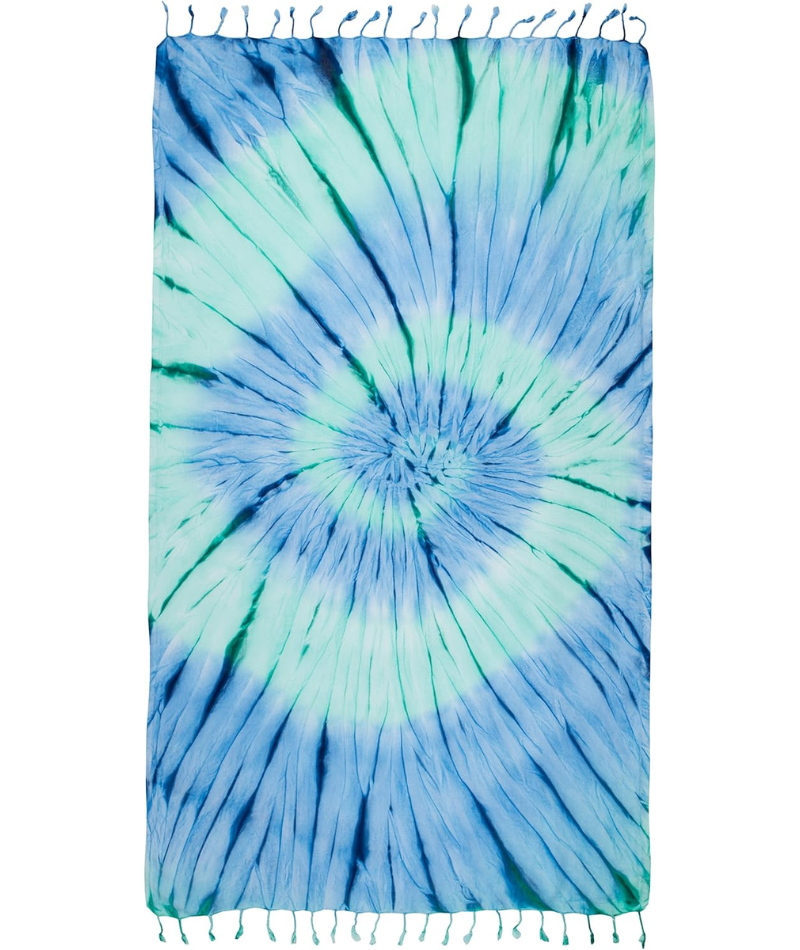 Serviette de plage Résistante au sable et Séchage rapide - Tie Dye Bleu