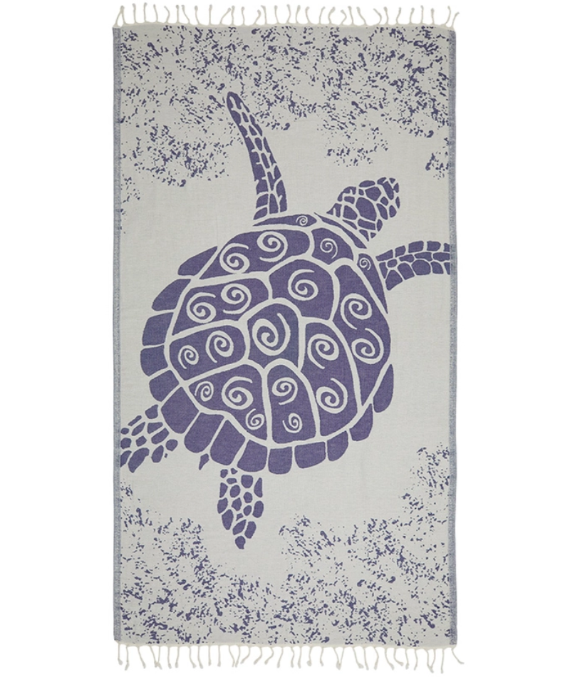 Serviette de plage Résistante au sable et Séchage rapide - Tortue Géante