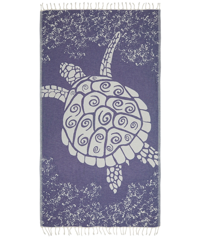 Serviette de plage Résistante au sable et Séchage rapide - Tortue Géante