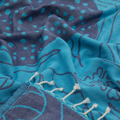 Serviette de plage résistante au sable - Séchage rapide & ultra absorbant (180cm x 90cm) - Requin