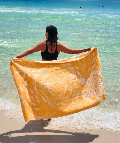 Serviette de plage Résistante au sable et Séchage rapide - Tortue de Mer