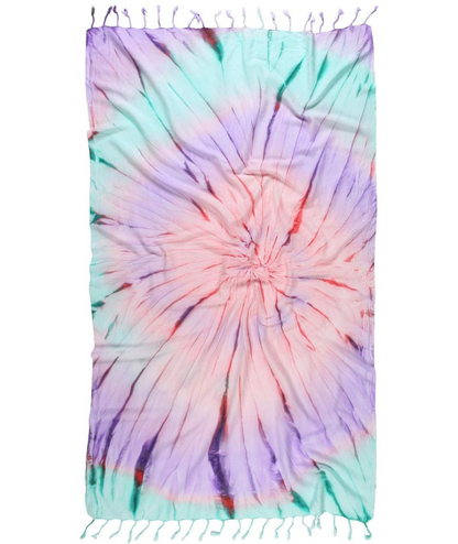 Serviette de plage Résistante au sable et Séchage rapide - Tie Dye Multicolore