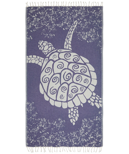 Serviette de plage Résistante au sable et Séchage rapide - Tortue Géante